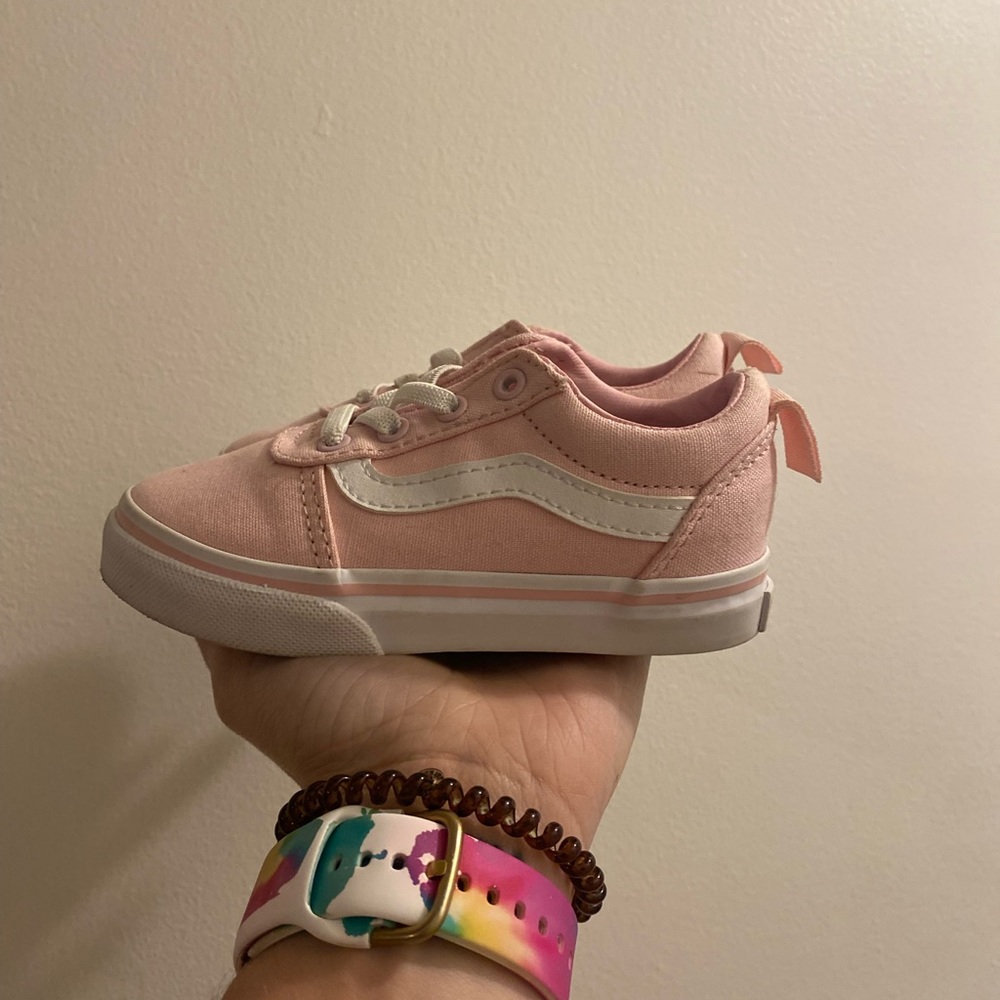 Toddler Light Pink Vans size 7